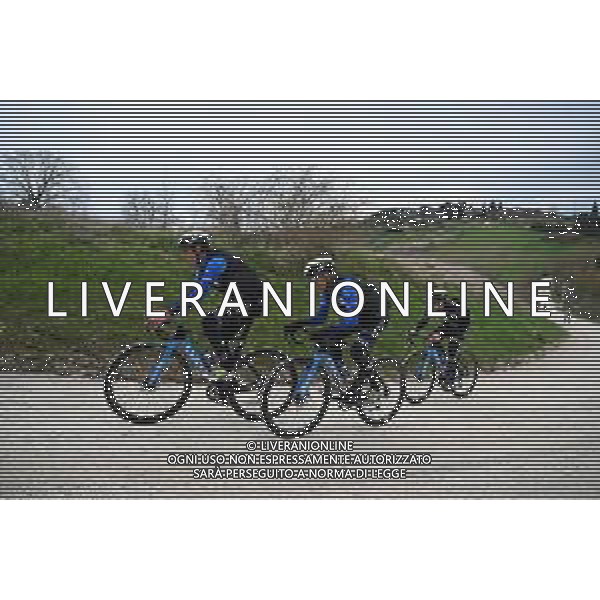29-02-2024 Allenamento Strade Bianche 2024; 2024, Movistar; Formolo, Davide; Le Tolfe; foto stefano sirotti-ag aldo liverani sas
