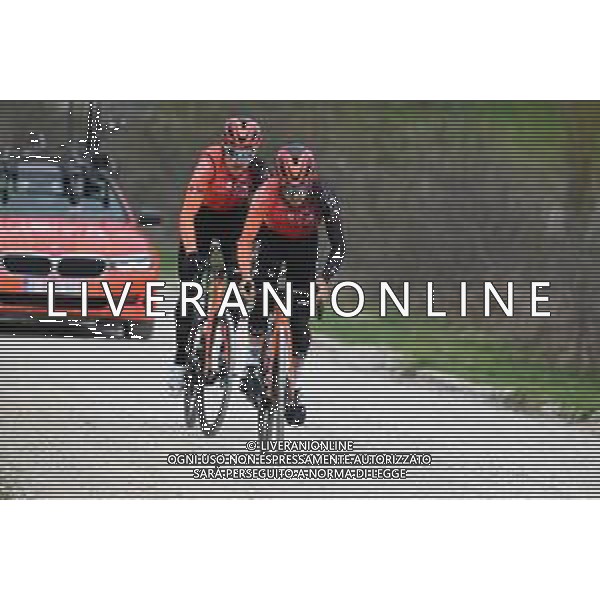 29-02-2024 Allenamento Strade Bianche 2024; 2024, Ineos Grenadiers; Pidcock, Thomas; Geraint, Thomas; Le Tolfe; foto stefano sirotti-ag aldo liverani sas