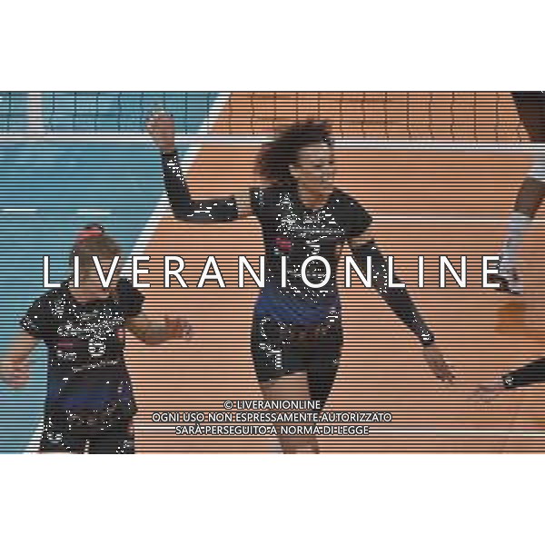 TVRG Allianz Vero Volley Milano vs LKS Commercecon Lodz nella foto Valentina Diouf (LKS Lodz) Milano 29-02-2024 Allianz Cloud CEV Champions League - quarti di finale gara di ritorno foto Roberto Garavaglia/Agenzia Aldo Liverani sas