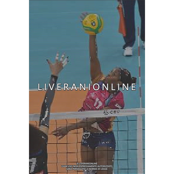 TVRG Allianz Vero Volley Milano vs LKS Commercecon Lodz nella foto Myriam Sylla (Vero Volley Milano) Milano 29-02-2024 Allianz Cloud CEV Champions League - quarti di finale gara di ritorno foto Roberto Garavaglia/Agenzia Aldo Liverani sas/AGENZIA ALDO LIVERANI SAS
