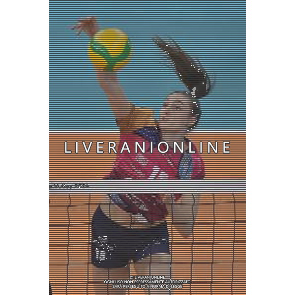TVRG Allianz Vero Volley Milano vs LKS Commercecon Lodz nella foto Kara Jane Bajema (Vero Volley Milano) Milano 29-02-2024 Allianz Cloud CEV Champions League - quarti di finale gara di ritorno foto Roberto Garavaglia/Agenzia Aldo Liverani sas/AGENZIA ALDO LIVERANI SAS
