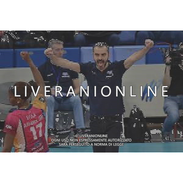 TVRG Allianz Vero Volley Milano vs LKS Commercecon Lodz nella foto Marco Gaspari allenatore Vero Volley Milano Milano 29-02-2024 Allianz Cloud CEV Champions League - quarti di finale gara di ritorno foto Roberto Garavaglia/Agenzia Aldo Liverani sas/AGENZIA ALDO LIVERANI SAS