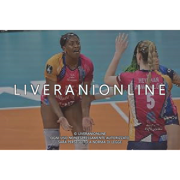 TVRG Allianz Vero Volley Milano vs LKS Commercecon Lodz nella foto Myriam Sylla (Vero Volley Milano) Milano 29-02-2024 Allianz Cloud CEV Champions League - quarti di finale gara di ritorno foto Roberto Garavaglia/Agenzia Aldo Liverani sas/AGENZIA ALDO LIVERANI SAS