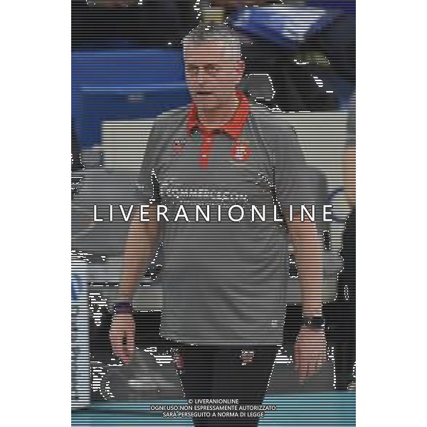 TVRG Allianz Vero Volley Milano vs LKS Commercecon Lodz nella foto Alessandro Chiappini allenatore LKS Lodz Milano 29-02-2024 Allianz Cloud CEV Champions League - quarti di finale gara di ritorno foto Roberto Garavaglia/Agenzia Aldo Liverani sas/AGENZIA ALDO LIVERANI SAS