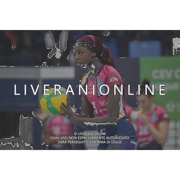 TVRG Allianz Vero Volley Milano vs LKS Commercecon Lodz nella foto Adhuoljok Malual (Vero Volley Milano) Milano 29-02-2024 Allianz Cloud CEV Champions League - quarti di finale gara di ritorno foto Roberto Garavaglia/Agenzia Aldo Liverani sas/AGENZIA ALDO LIVERANI SAS