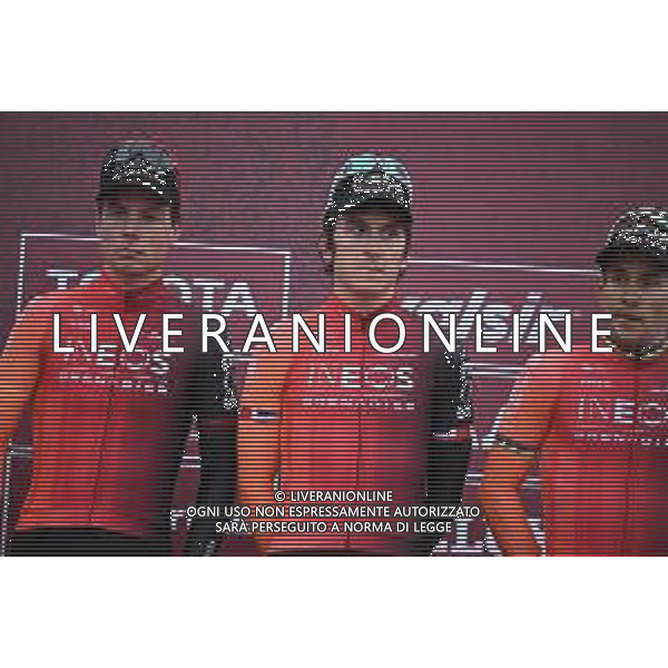 02-03-2024 Presentazione Squadre Strade Bianche 2024; 2024, Ineos Grenadiers; Geraint, Thomas; Siena; ©SIROTTI/AGENZIA ALDO LIVERANI SAS