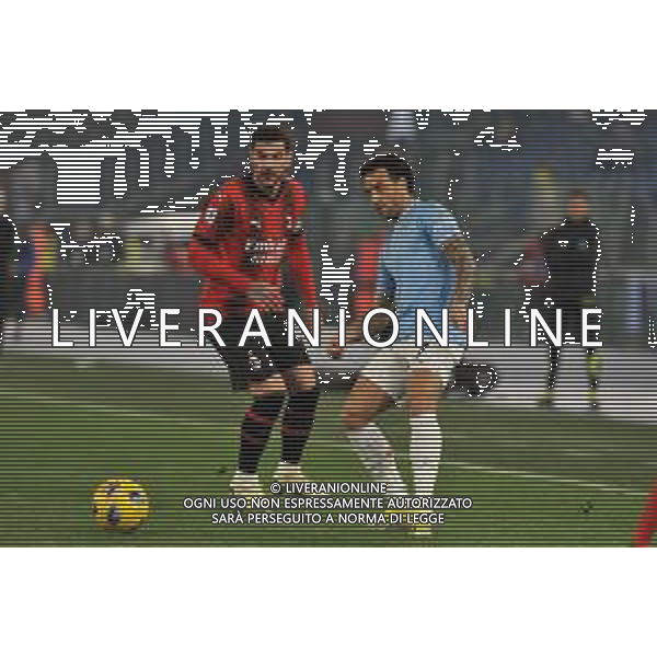 Lazio vs Milan - Campionato Serie A TIM - 27 giornata - Stadio Olimpico - Roma 01-03-2024 nella foto Felipe Anderson e Theo Hernandez ©Federico Gaetano/AGENZIA ALDO LIVERANI SAS