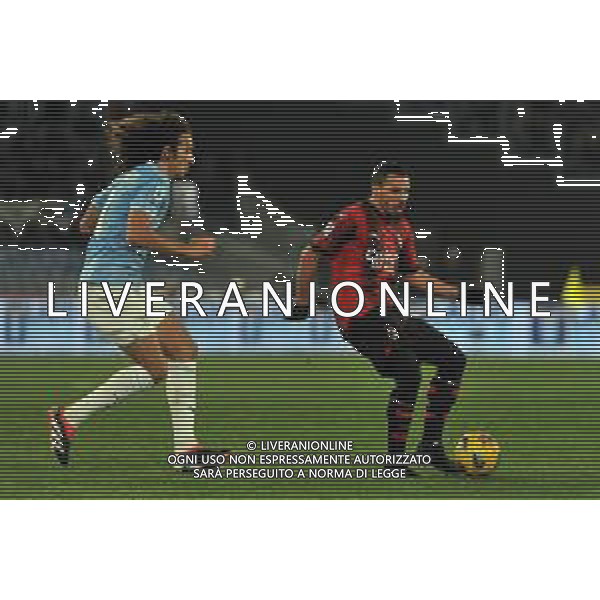 Lazio vs Milan - Campionato Serie A TIM - 27 giornata - Stadio Olimpico - Roma 01-03-2024 nella foto Guendouzi e Bennacer ©Federico Gaetano/AGENZIA ALDO LIVERANI SAS