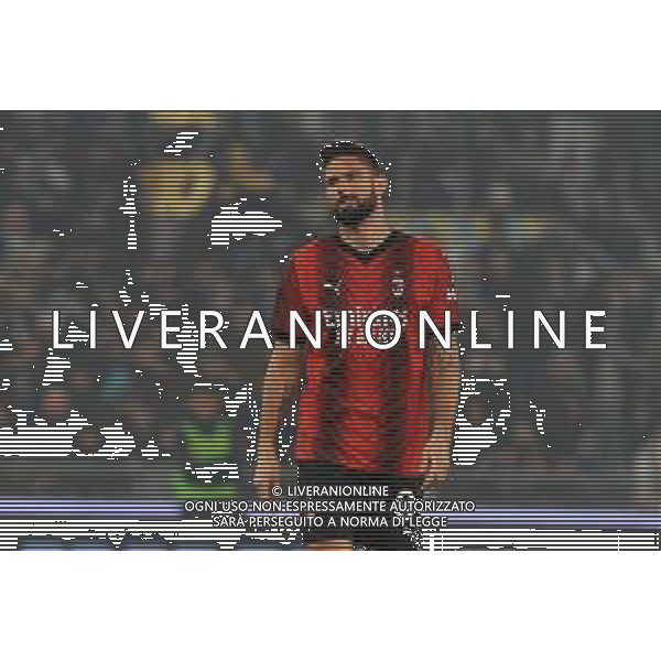 Lazio vs Milan - Campionato Serie A TIM - 27 giornata - Stadio Olimpico - Roma 01-03-2024 nella foto Olivier Giroud ©Federico Gaetano/AGENZIA ALDO LIVERANI SAS