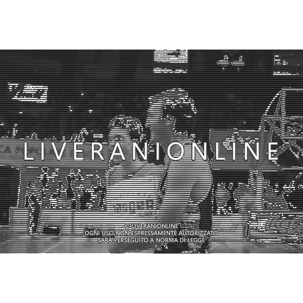 Neg- RETROSPETTIVA RANGER VARESE - STEFANEL TRIESTE CAMPIONATO BASKET SERIE A1 14 OTTOBRE 1990 NELLA FOTO DINO MENEGHIN E IL FIGLIO ANDREA AG ALDO LIVERANI SAS