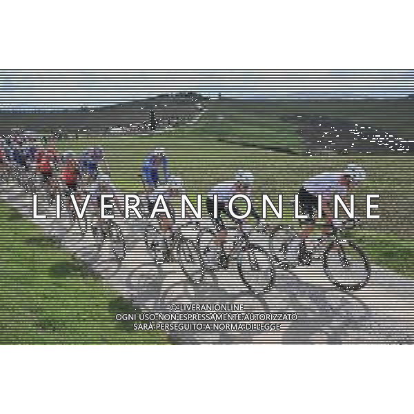 02-03-2024 Strade Bianche; 2024, Uae Team Emirates; Novak, Domen; Wellens, Tim; Pogacar, Tadej; Hirschi, Marc; ©SIROTTI/AGENZIA ALDO LIVERANI SAS