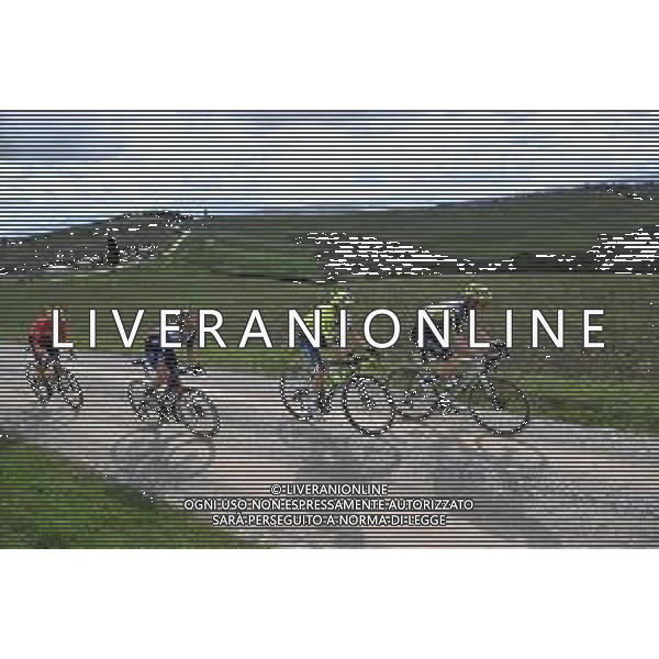 02-03-2024 Strade Bianche; 2024, Q36.5; 2024, Intermarche - Wanty; 2024, Jayco Alula; 2024, Uno X - Mobility; Donovan, Mark; Smith, Dion; Craddock, Lawson; Johannessen, Anders Halland; ©SIROTTI/AGENZIA ALDO LIVERANI SAS