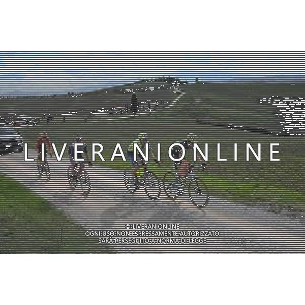 02-03-2024 Strade Bianche; 2024, Q36.5; 2024, Intermarche - Wanty; 2024, Jayco Alula; 2024, Uno X - Mobility; Donovan, Mark; Smith, Dion; Craddock, Lawson; Johannessen, Anders Halland; ©SIROTTI/AGENZIA ALDO LIVERANI SAS