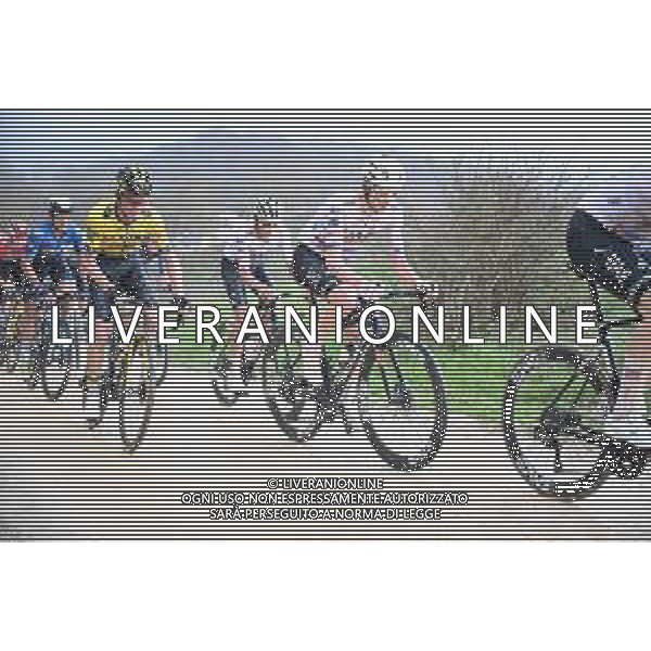 02-03-2024 Strade Bianche; 2024, Uae Team Emirates; 2024, Visma - Lease A Bike; Pogacar, Tadej; Kuss, Sepp; ©SIROTTI/AGENZIA ALDO LIVERANI SAS
