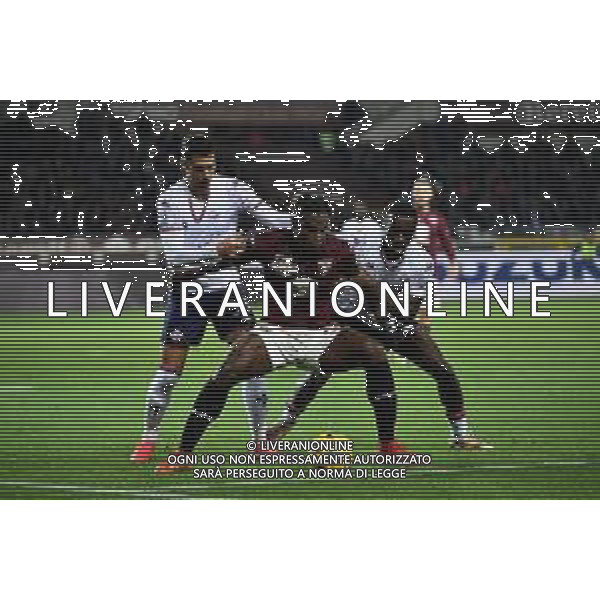 TVMV-Torino 02.03.2024 Stadio Grande Torino Torino vs Fiorentina Campionato Calcio Serie A TIM 2023/2024 27a giornata Nella foto: rolando mandragore, duvan zapata e michael kayode ©Viganti/AGENZIA ALDO LIVERANI SAS
