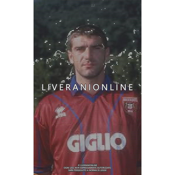 Dia- RETROSPETTIVA ALESSANDRO SCARPONI CALCIATORE NELLA FOTO CON LA MAGLIA DELLA REGGIANA CALCIO 1998-1999 AGENZIA ALDO LIVERANI SAS
