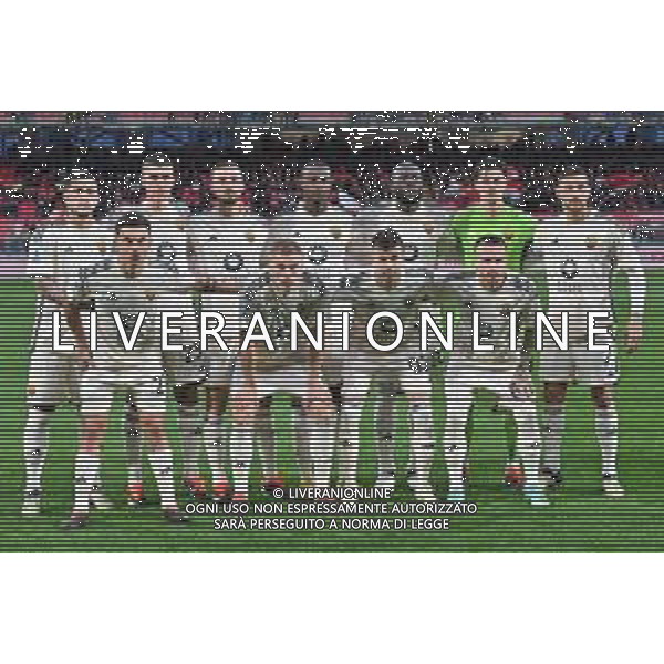 TVRG Monza vs Roma nella foto formazione Roma, in piedi da SX Leandro Paredes, Gianluca Mancini, Bryan Cristante, Obite Evan N\'Dicka, Romelu Lukaku, Mile Svilar e Lorenzo Pellegrini; in basso da SX Paulo Dybala, Rasmus Kristensen, Stephan El Shaarawy e Josè Tasende Angelino Monza 02-03-2024 U-Power Stadium Campionato Serie A TIM - 27a giornata foto Roberto Garavaglia/Agenzia Aldo Liverani sas