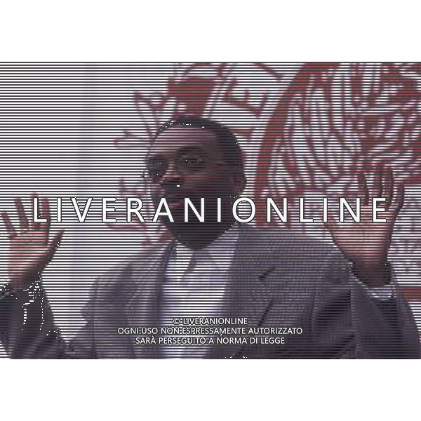 DIAP-RETROSPETTIVA SPIKE LEE ATTORE NELLA FOTO SPIKE LEE NELL\'ANNO 1995 A VENEZIA FOTO RENATO LANI-AG ALDO LIVERANI SAS 