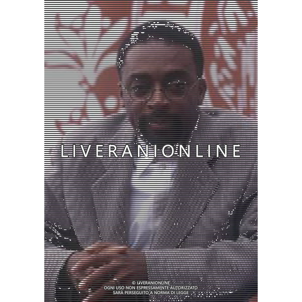 DIAP-RETROSPETTIVA SPIKE LEE ATTORE NELLA FOTO SPIKE LEE NELL\'ANNO 1995 A VENEZIA FOTO RENATO LANI-AG ALDO LIVERANI SAS 