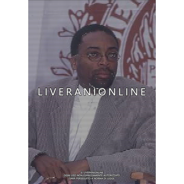 DIAP-RETROSPETTIVA SPIKE LEE ATTORE NELLA FOTO SPIKE LEE NELL\'ANNO 1995 A VENEZIA FOTO RENATO LANI-AG ALDO LIVERANI SAS 