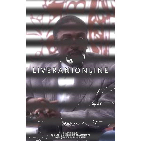 DIAP-RETROSPETTIVA SPIKE LEE ATTORE NELLA FOTO SPIKE LEE NELL\'ANNO 1995 A VENEZIA FOTO RENATO LANI-AG ALDO LIVERANI SAS 