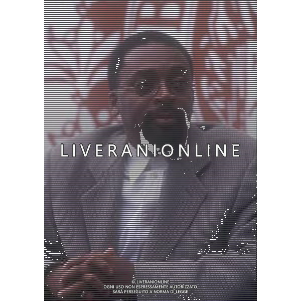 DIAP-RETROSPETTIVA SPIKE LEE ATTORE NELLA FOTO SPIKE LEE NELL\'ANNO 1995 A VENEZIA FOTO RENATO LANI-AG ALDO LIVERANI SAS 