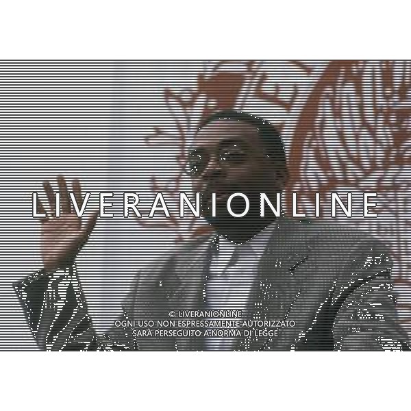 DIAP-RETROSPETTIVA SPIKE LEE ATTORE NELLA FOTO SPIKE LEE NELL\'ANNO 1995 A VENEZIA FOTO RENATO LANI-AG ALDO LIVERANI SAS 