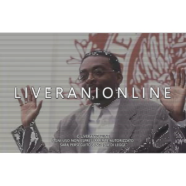 DIAP-RETROSPETTIVA SPIKE LEE ATTORE NELLA FOTO SPIKE LEE NELL\'ANNO 1995 A VENEZIA FOTO RENATO LANI-AG ALDO LIVERANI SAS 