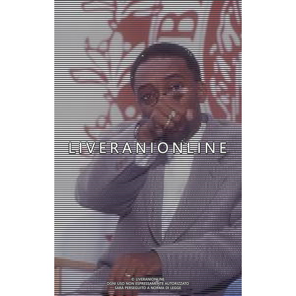 DIAP-RETROSPETTIVA SPIKE LEE ATTORE NELLA FOTO SPIKE LEE NELL\'ANNO 1995 A VENEZIA FOTO RENATO LANI-AG ALDO LIVERANI SAS 