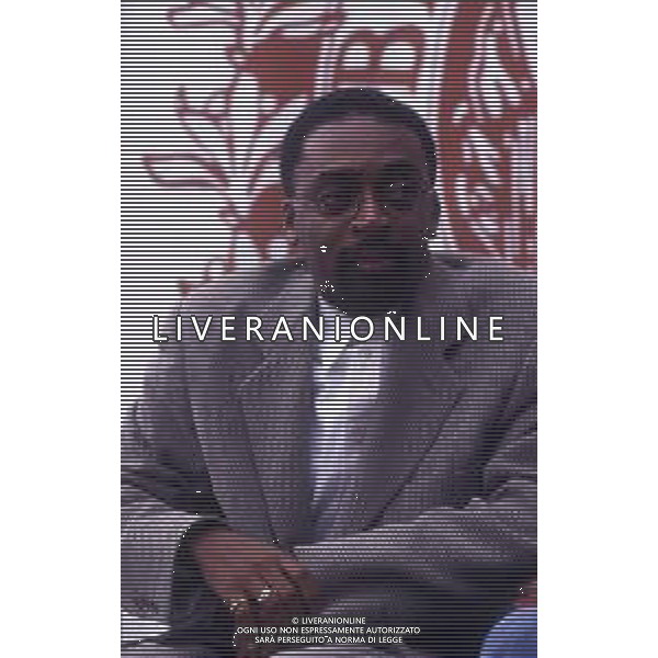 DIAP-RETROSPETTIVA SPIKE LEE ATTORE NELLA FOTO SPIKE LEE NELL\'ANNO 1995 A VENEZIA FOTO RENATO LANI-AG ALDO LIVERANI SAS 