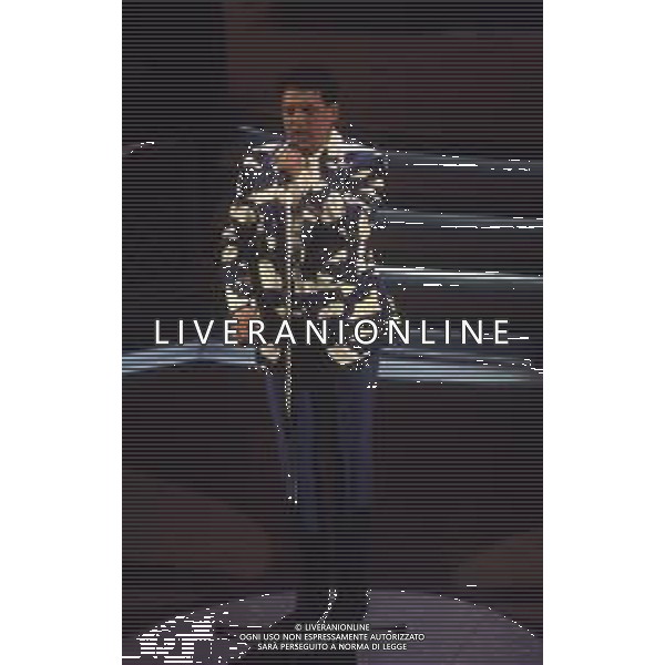 DIAP-RETROSPETTIVA FRANCESCO SALVI ATTORE E CANTANTE NELLA FOTO FRANCESCO SALVI NELL\'ANNO 1992 -1993 AL FESTIVAL DI SANREMO AG ALDO LIVERANI SAS 