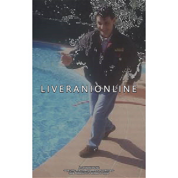 DIAP-RETROSPETTIVA FRANCESCO SALVI ATTORE E CANTANTE NELLA FOTO FRANCESCO SALVI NELL\'ANNO 1992 -1993 AL FESTIVAL DI SANREMO AG ALDO LIVERANI SAS 