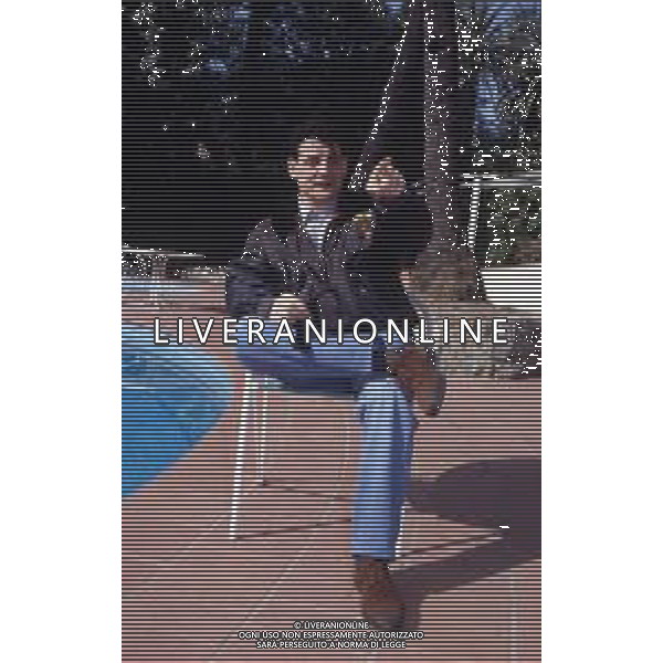 DIAP-RETROSPETTIVA FRANCESCO SALVI ATTORE E CANTANTE NELLA FOTO FRANCESCO SALVI NELL\'ANNO 1992 -1993 AL FESTIVAL DI SANREMO AG ALDO LIVERANI SAS 