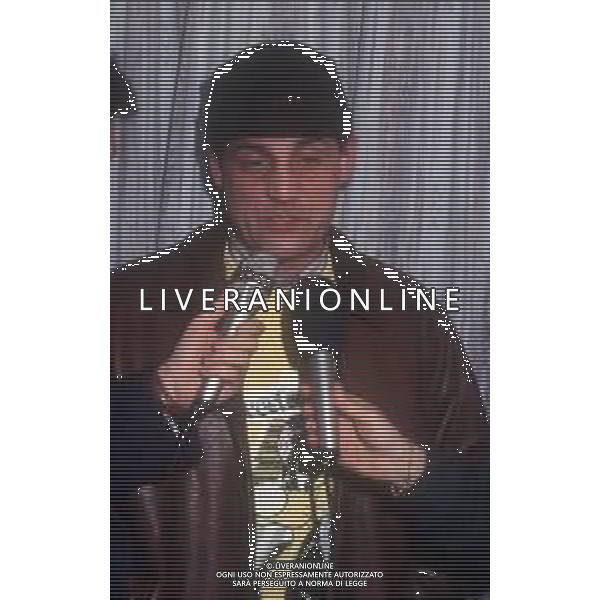 DIAP-RETROSPETTIVA FRANCESCO SALVI ATTORE E CANTANTE NELLA FOTO FRANCESCO SALVI NELL\'ANNO 1992 -1993 AL FESTIVAL DI SANREMO AG ALDO LIVERANI SAS 