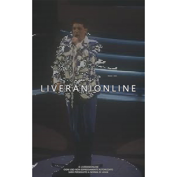 DIAP-RETROSPETTIVA FRANCESCO SALVI ATTORE E CANTANTE NELLA FOTO FRANCESCO SALVI NELL\'ANNO 1992 -1993 AL FESTIVAL DI SANREMO AG ALDO LIVERANI SAS 