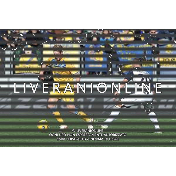 Frosinone vs Lecce - Campionato Serie A TIM - 27 giornata - Stadio B.Stirpe - Frosinone 03-03-2024 nella foto Brescianini e Ramadani ©Federico Gaetano/AGENZIA ALDO LIVERANI SAS