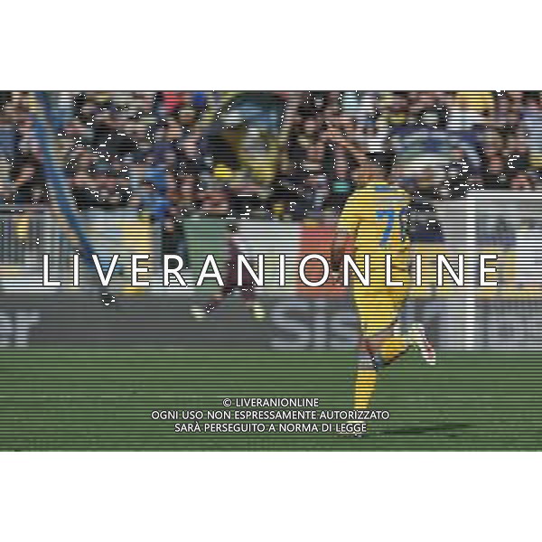 Frosinone vs Lecce - Campionato Serie A TIM - 27 giornata - Stadio B.Stirpe - Frosinone 03-03-2024 nella foto Esultanza dopo gol Cheddira ©Federico Gaetano/AGENZIA ALDO LIVERANI SAS