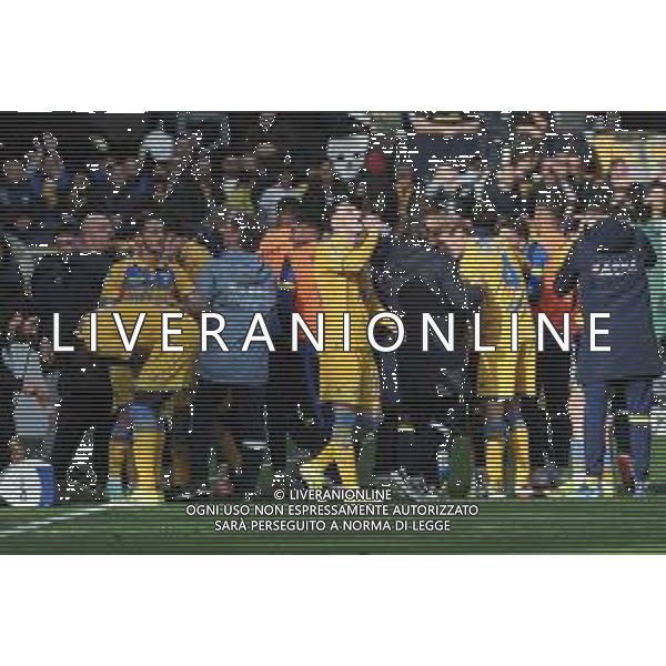 Frosinone vs Lecce - Campionato Serie A TIM - 27 giornata - Stadio B.Stirpe - Frosinone 03-03-2024 nella foto Esultanza dopo gol Cheddira ©Federico Gaetano/AGENZIA ALDO LIVERANI SAS