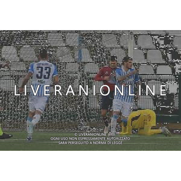 Vercelli 03.03.2024 Stadio Silvio Piola Sestri Levante vs Spal Campionato Calcio Serie C Girone B 2023/2024 28a giornata Nella foto: esultanza fabio maistro dopo il gol ©Viganti/AGENZIA ALDO LIVERANI SAS