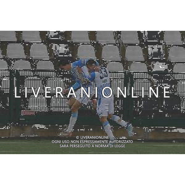 Vercelli 03.03.2024 Stadio Silvio Piola Sestri Levante vs Spal Campionato Calcio Serie C Girone B 2023/2024 28a giornata Nella foto: esultanza spal dopo il gol di tomi petrovic ©Viganti/AGENZIA ALDO LIVERANI SAS