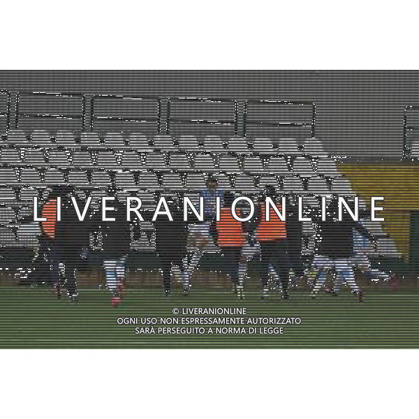 Vercelli 03.03.2024 Stadio Silvio Piola Sestri Levante vs Spal Campionato Calcio Serie C Girone B 2023/2024 28a giornata Nella foto: esultanza spal dopo il gol di tomi petrovic ©Viganti/AGENZIA ALDO LIVERANI SAS