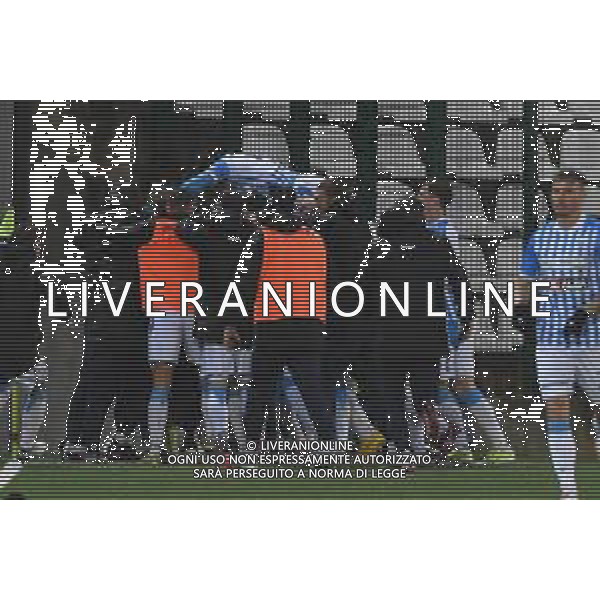 Vercelli 03.03.2024 Stadio Silvio Piola Sestri Levante vs Spal Campionato Calcio Serie C Girone B 2023/2024 28a giornata Nella foto: esultanza spal dopo il gol di tomi petrovic ©Viganti/AGENZIA ALDO LIVERANI SAS