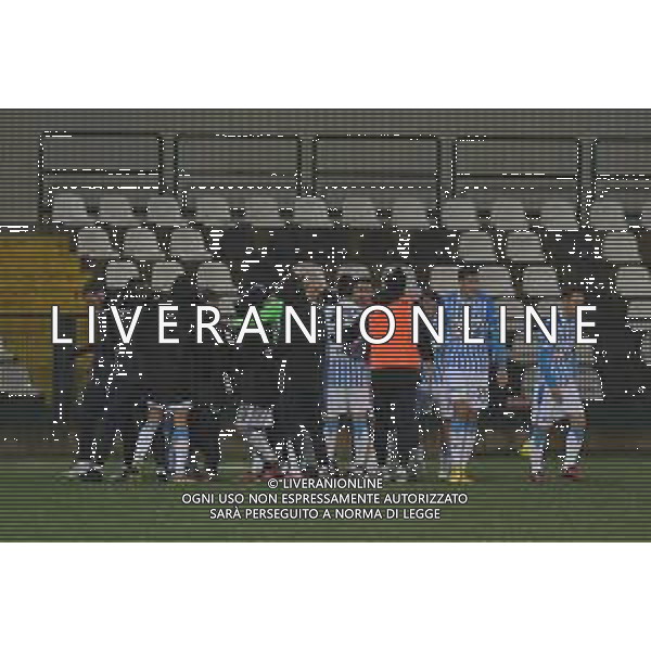 Vercelli 03.03.2024 Stadio Silvio Piola Sestri Levante vs Spal Campionato Calcio Serie C Girone B 2023/2024 28a giornata Nella foto: esultanza spal dopo il gol di tomi petrovic ©Viganti/AGENZIA ALDO LIVERANI SAS