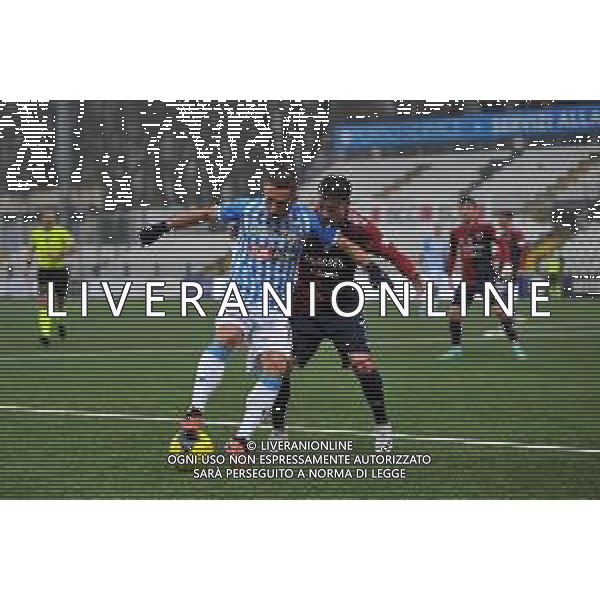 Vercelli 03.03.2024 Stadio Silvio Piola Sestri Levante vs Spal Campionato Calcio Serie C Girone B 2023/2024 28a giornata Nella foto: nicola dalmonte e cristiano furno ©Viganti/AGENZIA ALDO LIVERANI SAS