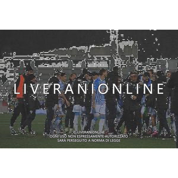 Vercelli 03.03.2024 Stadio Silvio Piola Sestri Levante vs Spal Campionato Calcio Serie C Girone B 2023/2024 28a giornata Nella foto: frsta spal a fine gara ©Viganti/AGENZIA ALDO LIVERANI SAS