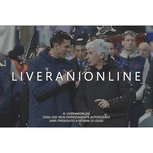 TVRG Atalanta vs Bologna nella foto Thiago Motta allenatore Bologna e Gian Piero Gasperini allenatore Atalanta Bergamo 03-03-2024 Gewiss Stadium Campionato Serie A TIM - 27a giornata foto Roberto Garavaglia/Agenzia Aldo Liverani sas