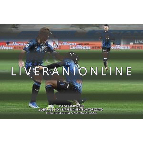 TVRG Atalanta vs Bologna nella foto esultanza Atalanta dopo il gol dell\'1 a 0 Bergamo 03-03-2024 Gewiss Stadium Campionato Serie A TIM - 27a giornata foto Roberto Garavaglia/Agenzia Aldo Liverani sas