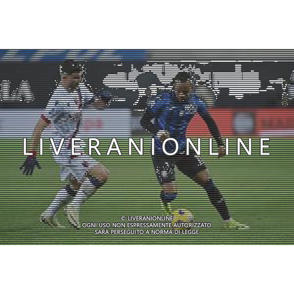 TVRG Atalanta vs Bologna nella foto Ademola Lookman (Atalanta) e sulla SX Riccardo Orsolini (Bologna) Bergamo 03-03-2024 Gewiss Stadium Campionato Serie A TIM - 27a giornata foto Roberto Garavaglia/Agenzia Aldo Liverani sas/AGENZIA ALDO LIVERANI SAS