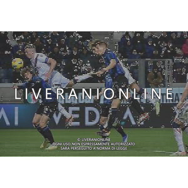 TVRG Atalanta vs Bologna nella foto sull\'1 a 0 Atalanta Riccardo Calafiori (Bologna) occasione da gol Bergamo 03-03-2024 Gewiss Stadium Campionato Serie A TIM - 27a giornata foto Roberto Garavaglia/Agenzia Aldo Liverani sas/AGENZIA ALDO LIVERANI SAS
