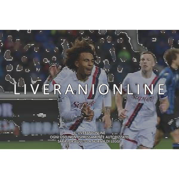 TVRG Atalanta vs Bologna nella foto Joshua Zirkzee (Bologna) esulta dopo il gol dell\'1 a 1 Bergamo 03-03-2024 Gewiss Stadium Campionato Serie A TIM - 27a giornata foto Roberto Garavaglia/Agenzia Aldo Liverani sas/AGENZIA ALDO LIVERANI SAS